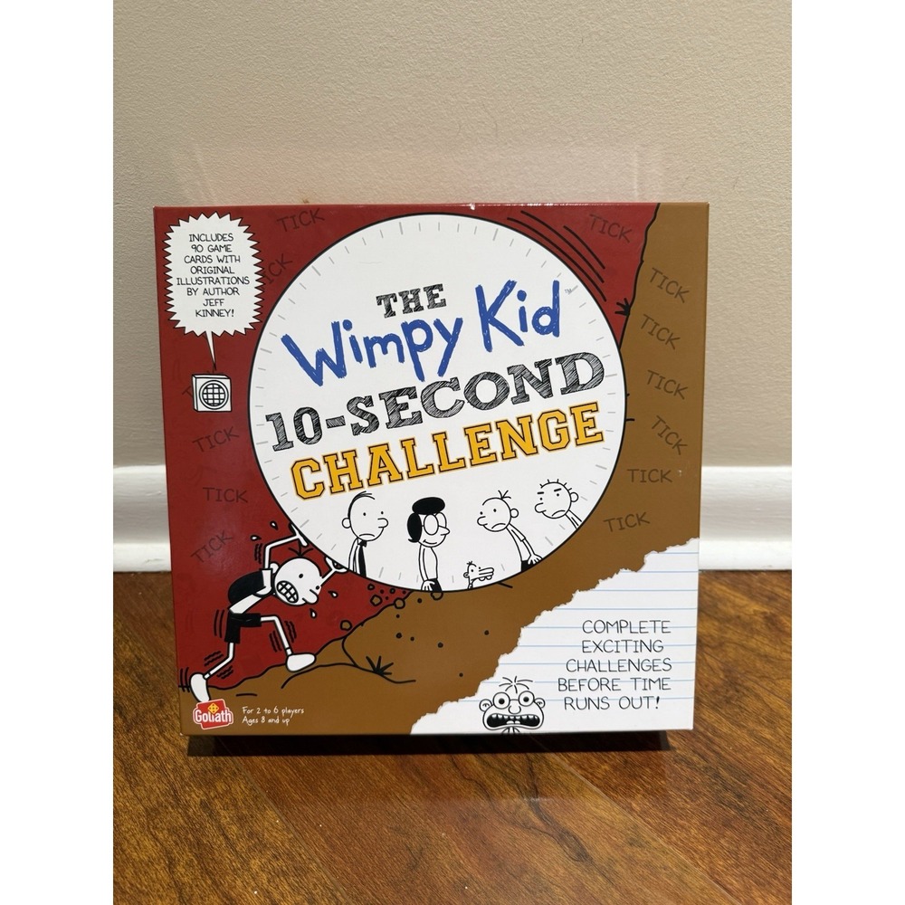 Diary of a Wimpy Kid The Wimpy Kid 10-Second Challenge Board Game Goliath Games